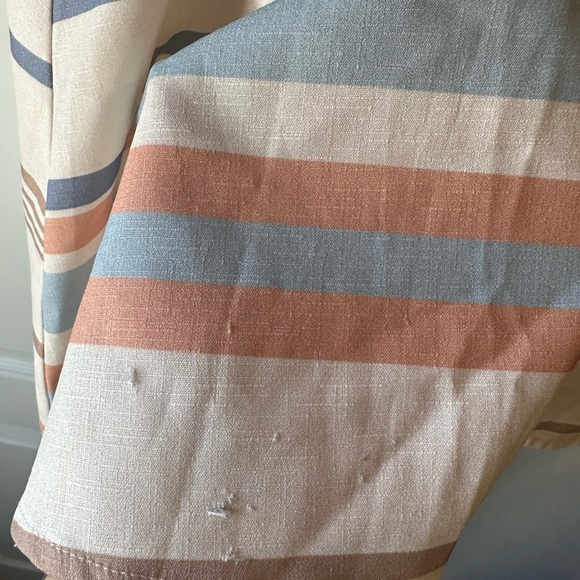 PrettyLittleThing Striped Dress w/ Ruffle Off the Shoulder Size US6 - Picture 4 of 4